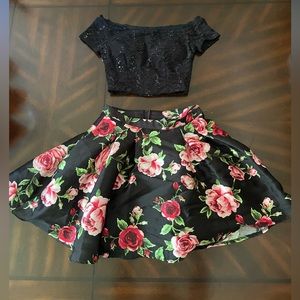 Floral Homecoming Dress